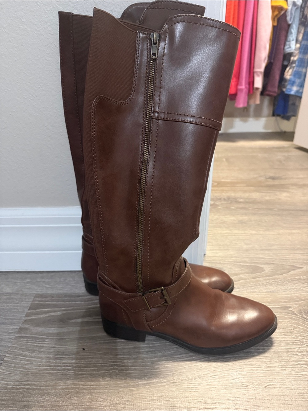 Merona Brown Over-the-Knee Riding Boots